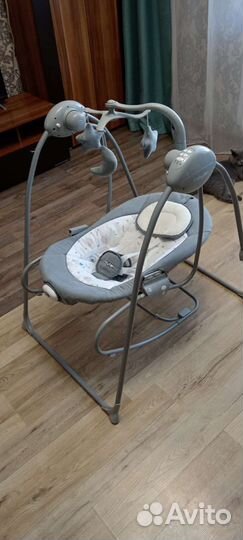 Детские электрокачели Babyton 2в1