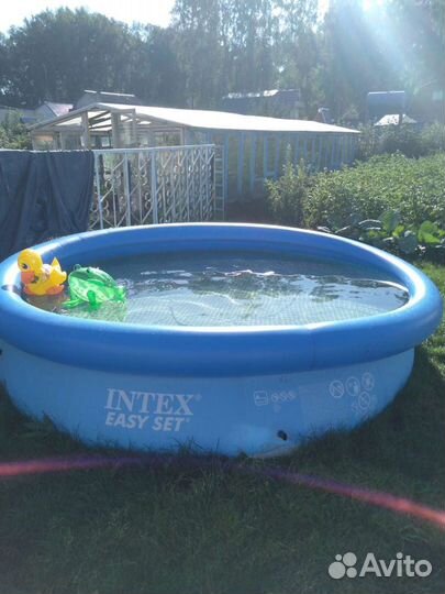 Надувной бассейн intex 305*76