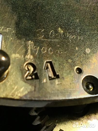 Часы антикварные brocot & delettrez paris