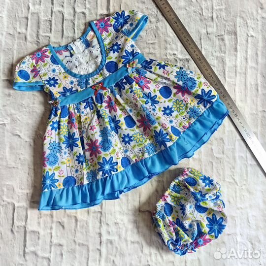 Платья для девочки пакетом 86-92