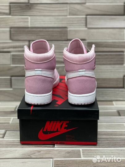 Кроссовки Air Jordan 1 Digital Pink (36-40)