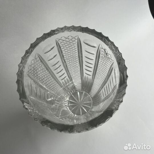 Ваза хрустальная СССР винтаж
