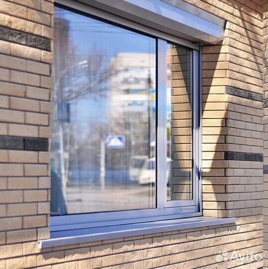 Алюминиевые окна в коттедж