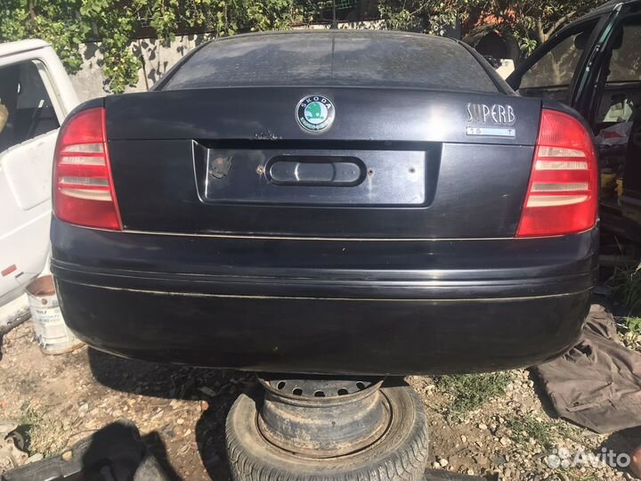 Бампер задний skoda superb 1.8
