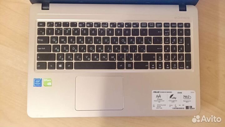 Ноутбук asus X540S