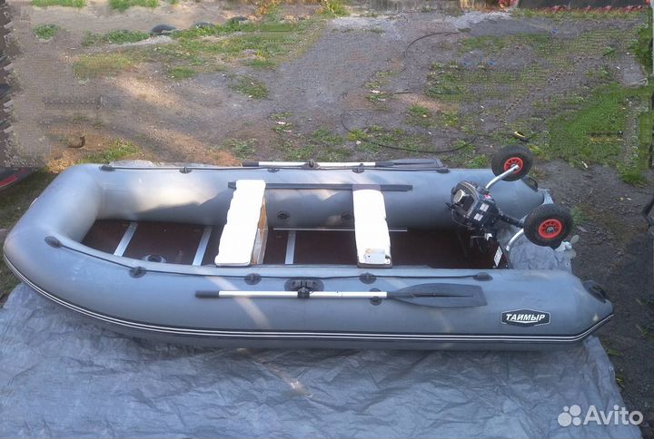 Лодка пвх 340 с мотором бу 3.5