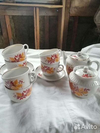 Чайный сервиз вербилки Осень