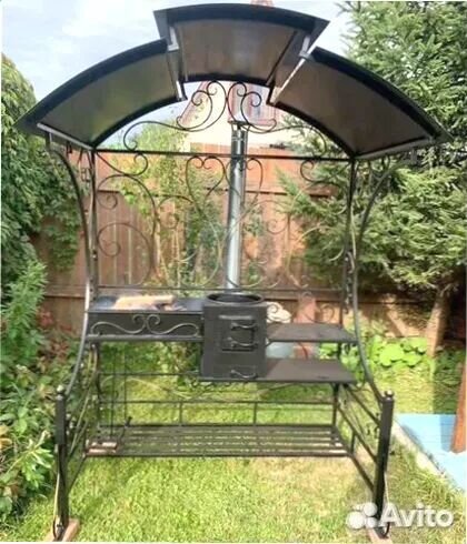 Мангал С крышей