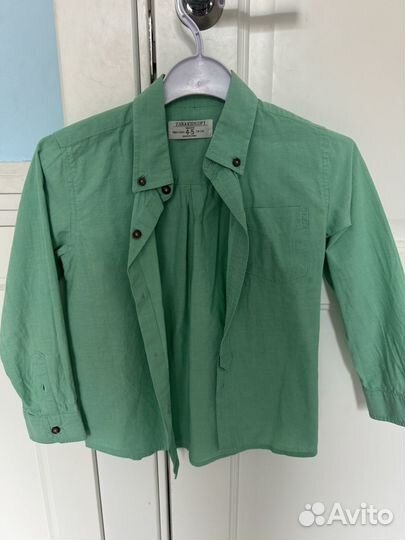 Рубашка zara для мальчика 110