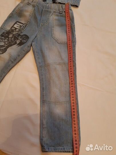 Костюм джинсовой для мальчика 2-4 года