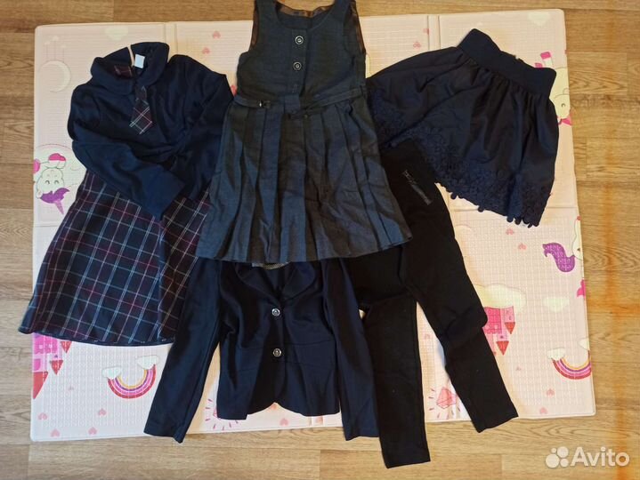 Школьные вещи пакетом для девочки 122-128-134 разм