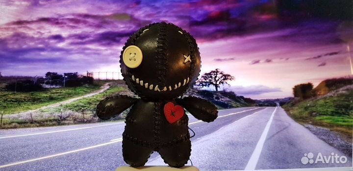 Кукла ручная работа кожа