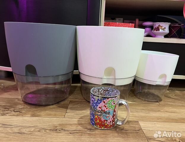 Горшок для цветов с автополивом