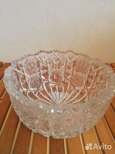 Графин и салатник хрустальный