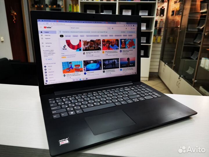 Шустрый ноутбук Lenovo FHD A6 9220 DDR 4 SSD