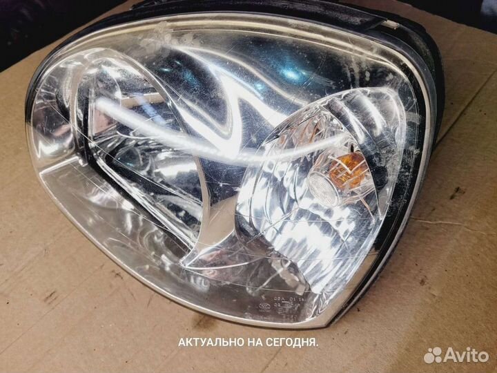 Фара левая santa fe classic
