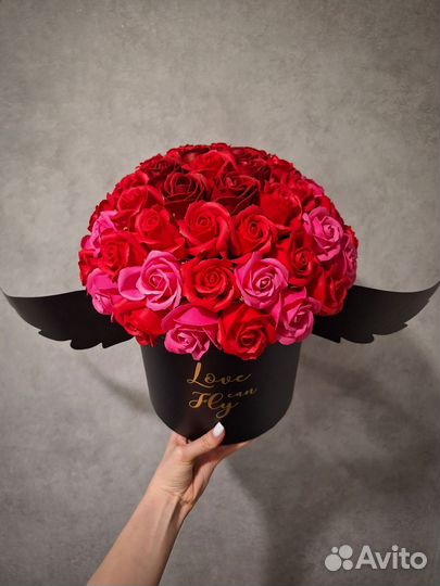 Букеты из пенных роз на заказ