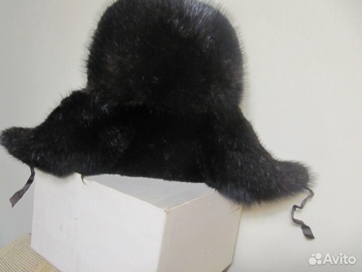 Норковая шапка мужская ушанка