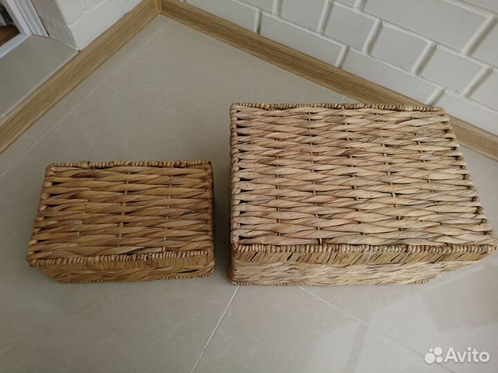 Корзины/коробы плетёные