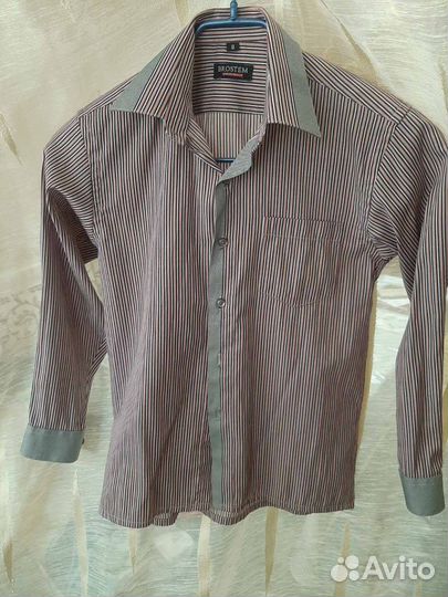 Рубашки на мальчика 8-10лет