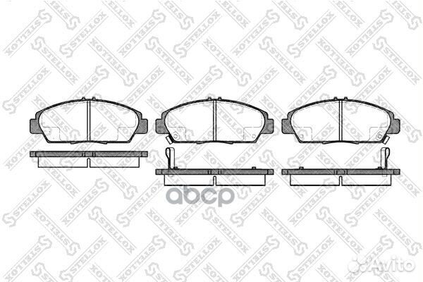 417 002BSX колодки дисковые п. Honda Accord/Pr