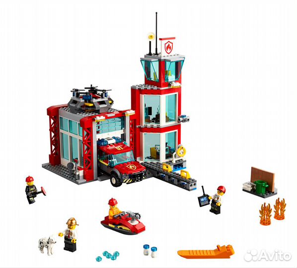 Конструктор Сити Пожарное депо 11215