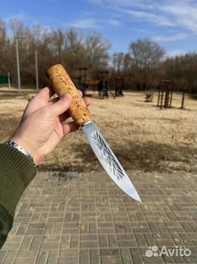 Нож якутский охотничий