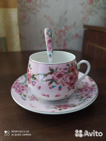 Кофейный набор, костяной фарфор