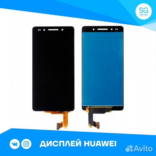 Дисплей Huawei Honor 7 черный