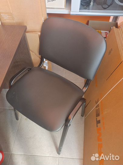 Стул UA EChair Rio (изо) хром, ткань черная