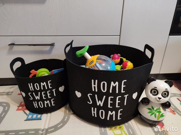 Корзины для игрушек новые