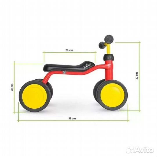 Беговел-каталка Puky Pukylino (red)