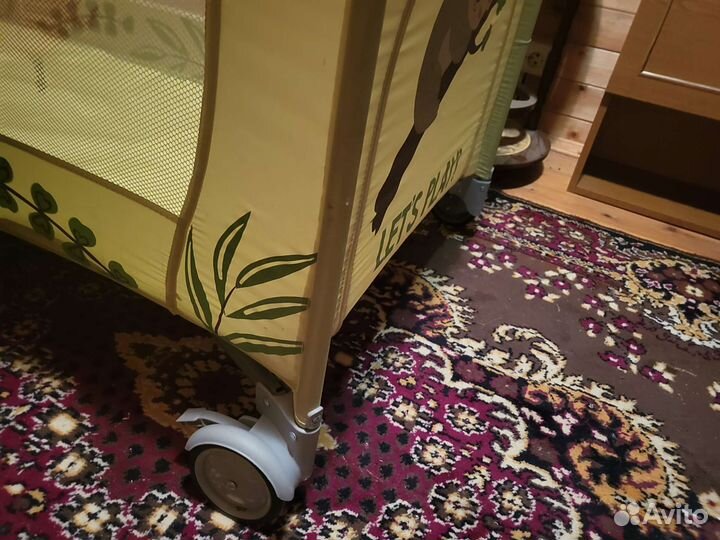 Детская кровать манеж parusok переносной