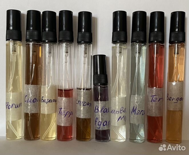 Nasomatto,orto parisi Byredo и др.разные отливанты