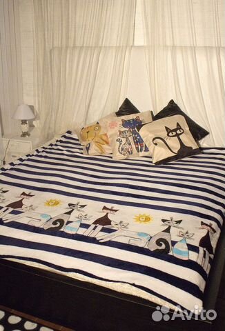 Плед флисовый новый