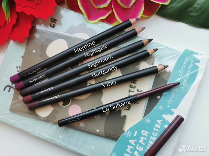 Mac тени, карандаш, помада,блеск для губ