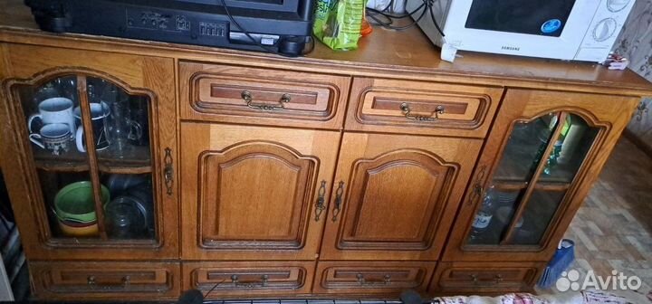 Тумба Витрина Денвер буфет Шпон Массив Беларусь ме