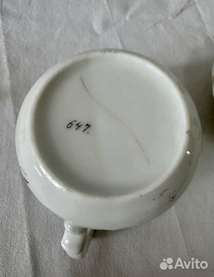 Сервиз чайный кофейный до 1917