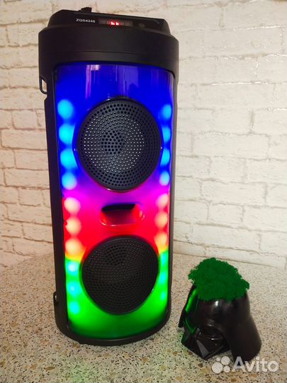 Портативная колонка ZQS4248 bluetooth с микрофоном