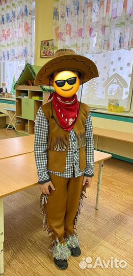 Новогодний костюм Ковбоя для мальчика (прокат)
