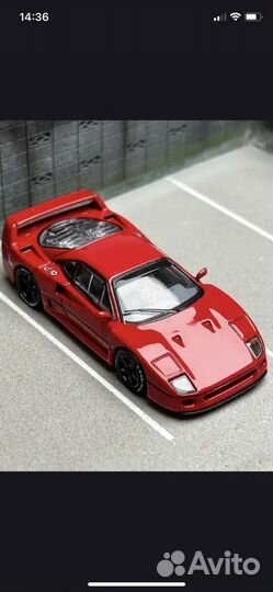Ixo tarmac ferrari f40 1:64