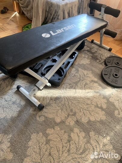 Штанга гриф блины бу