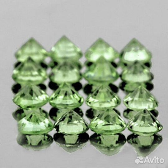 Сапфир натуральный 0,84Ct 2,0мм 20шт VVS Цейлон