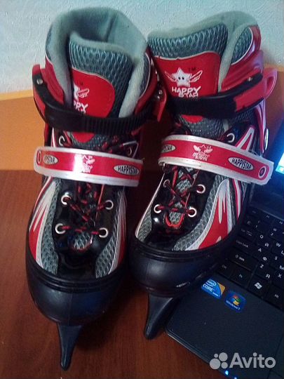 Коньки ледовые раздвижные