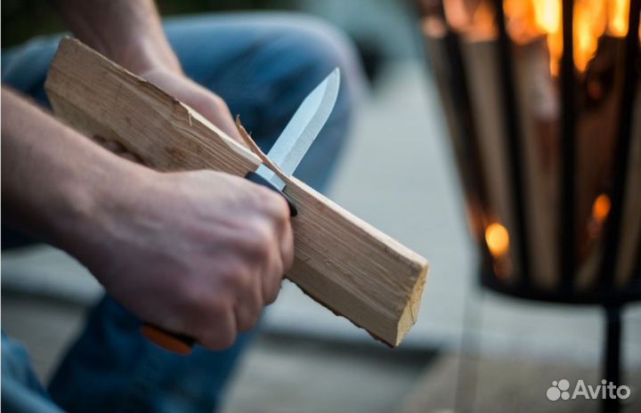 Fiskars туристический нож.Оригинал