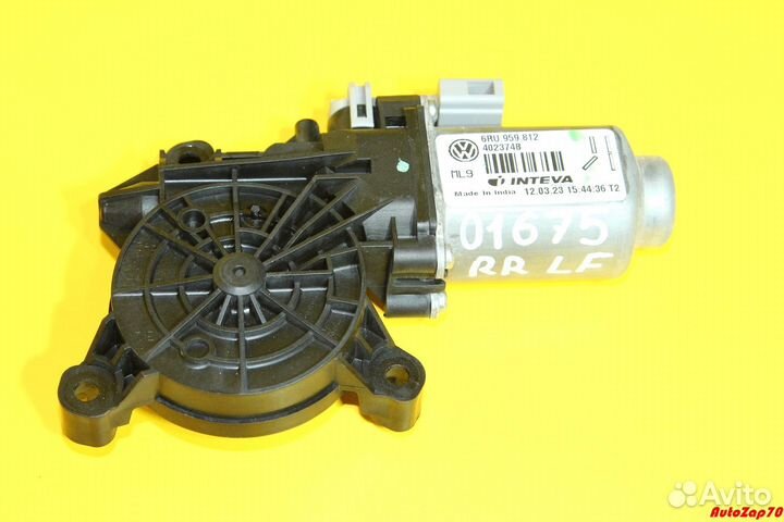 VW Polo MK5 Моторчик стеклоподъемника задней левой