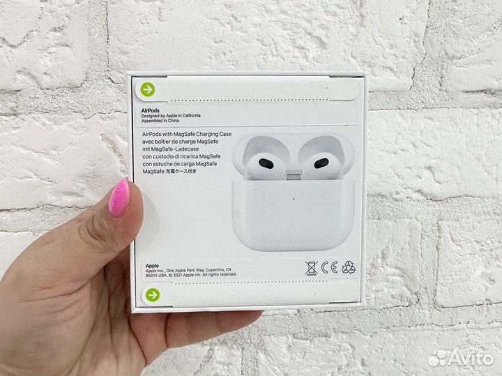 Беспроводные наушники Apple airpods 3
