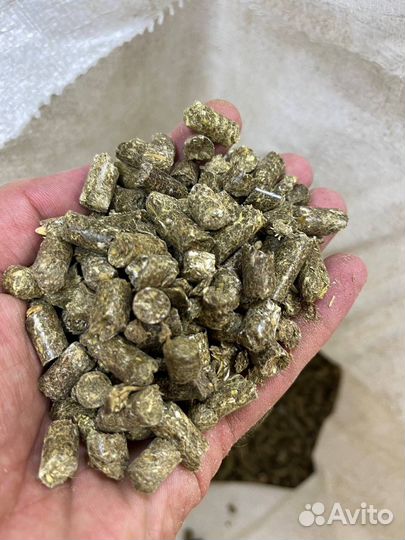 Гранулированное сено. Пивная дробина