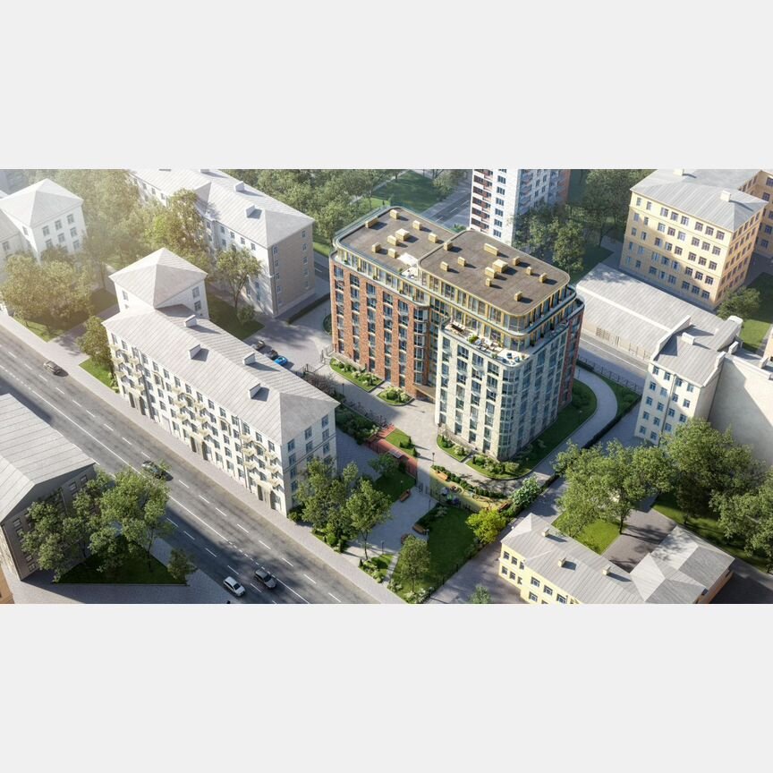 1-к. квартира, 66,5 м², 5/7 эт.
