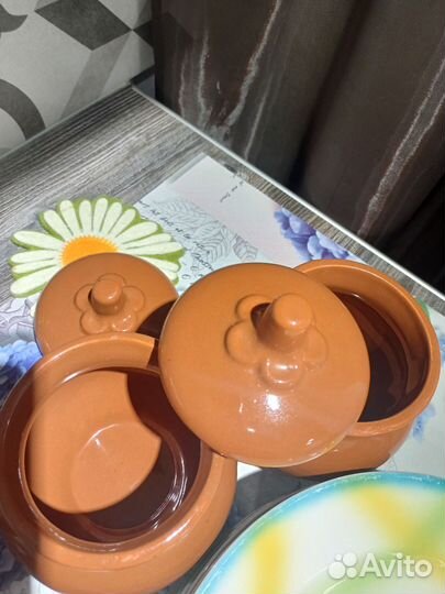 Горшки для запекания.Тарелки